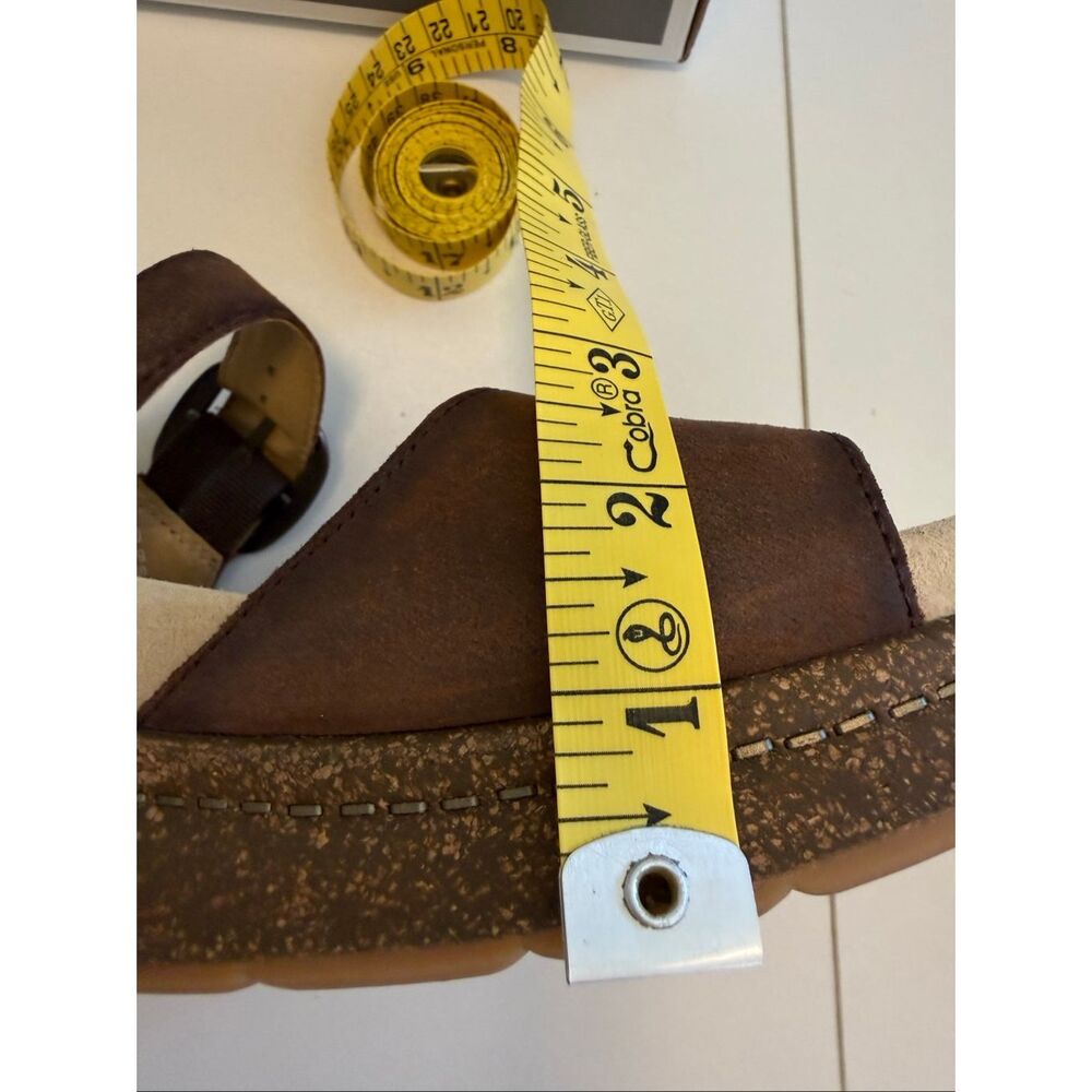 NEW Dansko Bianca Platform Sandal in Burnished Brown Nubuck NIB Boho, Casual - Picture 9 of 11